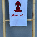 Toalha Bordada com Homem Aranha