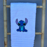 Toalha Bordada com Stitch