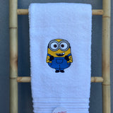 Toalha Bordada com Minion