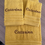 Conjunto de Toalhas de Casa de Banho