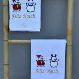 Pano com Bonecos de Neve