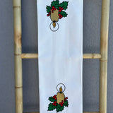 Pano com 2 bordados - Velas