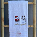 Toalhas de Banho - Bonecos de Neve