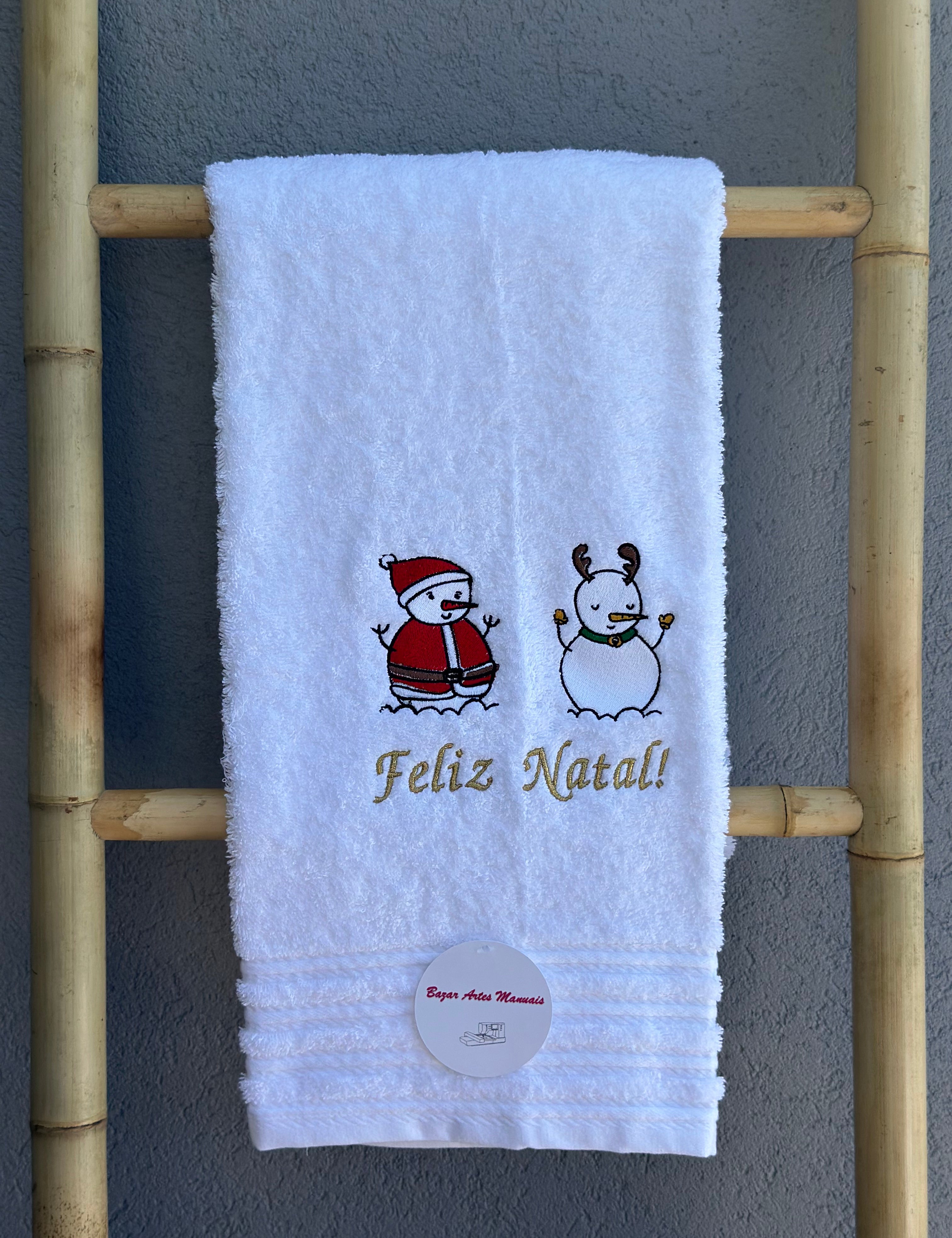 Toalhas de Banho - Bonecos de Neve