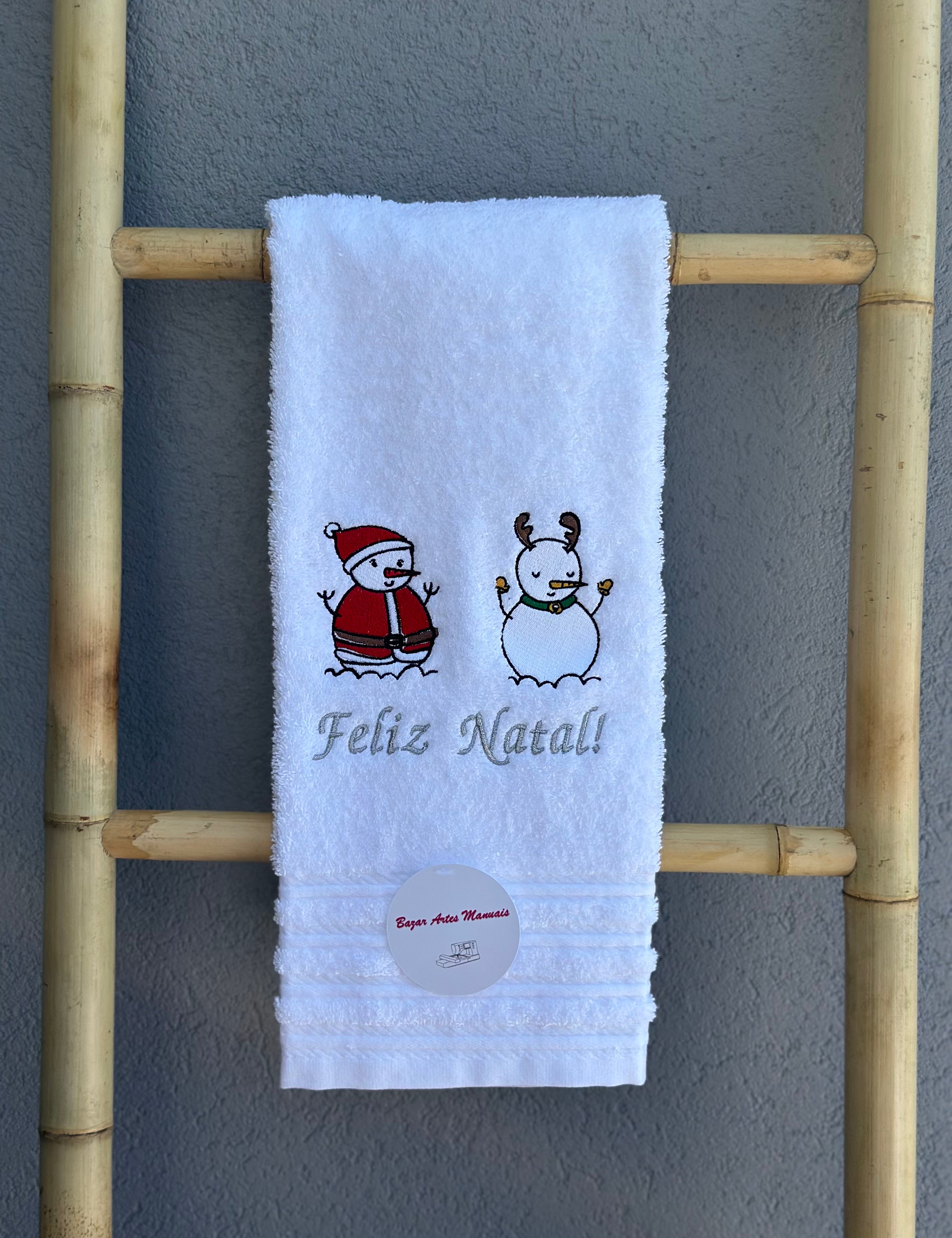 Toalhas de Banho - Bonecos de Neve