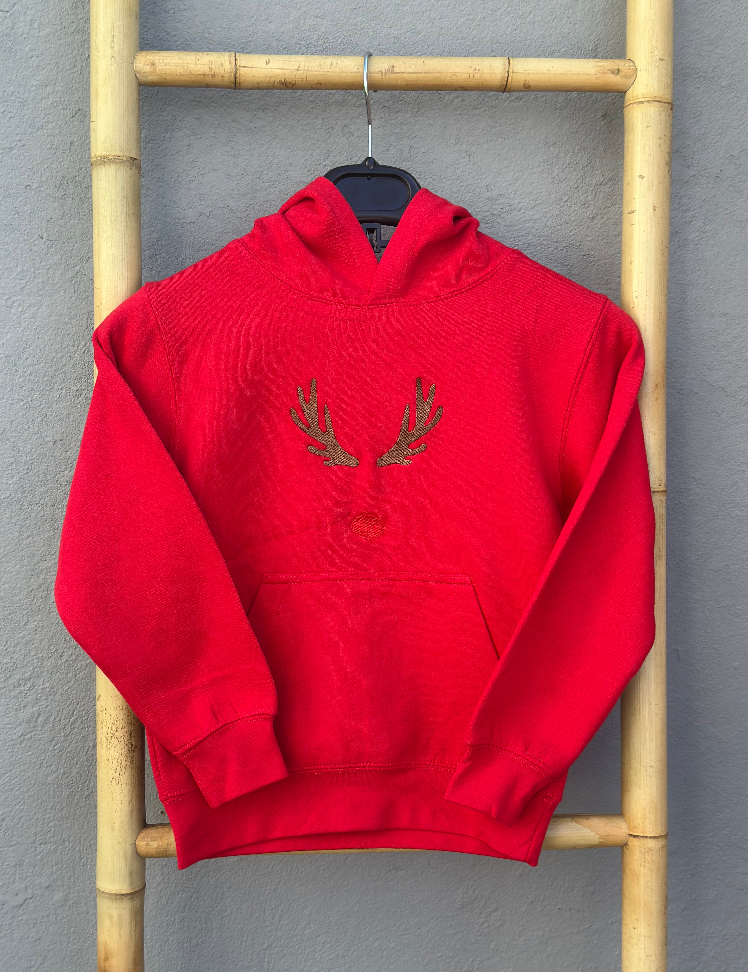 Sweat com capuz de Criança - Rena