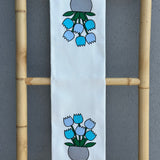 Pano com 2 bordados - Tulipas
