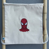 Saco Bordado com o Homem Aranha