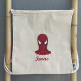 Saco Bordado com o Homem Aranha