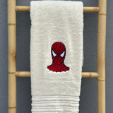 Toalha Bordada com Homem Aranha